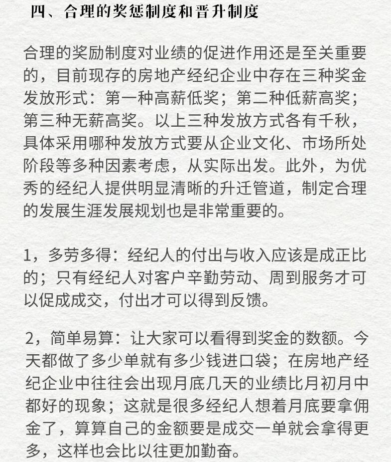 房產中介店長如何做好門店管理（下）